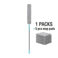 1 mop handle + 5 mop heads