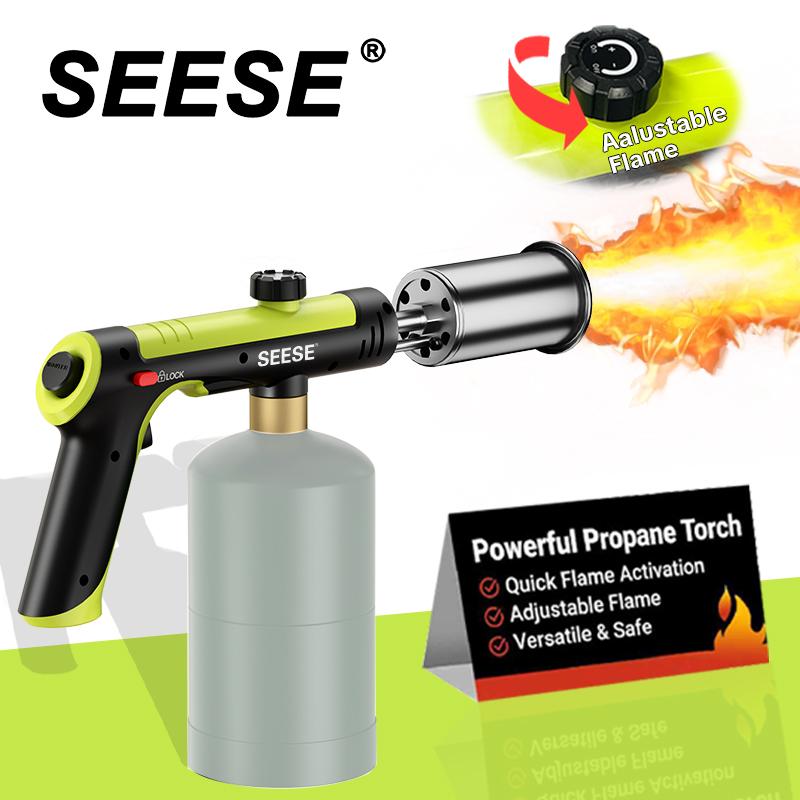 Ultra-Powerful High-Heat Torch Gun for Cooking, BBQ & Fire Starting