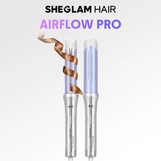 360° Airflow Styler Pro: Effortless Auto-Rotating Straightener & Curler for All-Day Hold