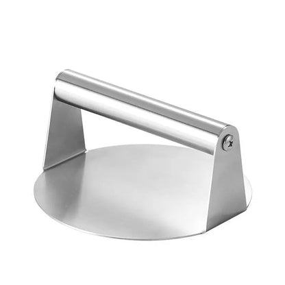 Stainless Steel Burger Press - Ultra-Crispy Edge Smasher