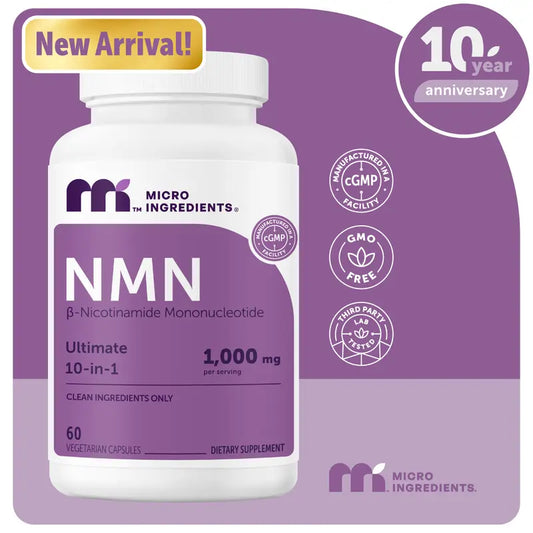 Ultimate NMN 1000mg Complex for Cellular Energy & Youthful Vitality