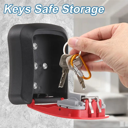 Wall Mount Key Lock Box – Ultra-Secure 4-Digit Combination Storage for Home & Airbnb