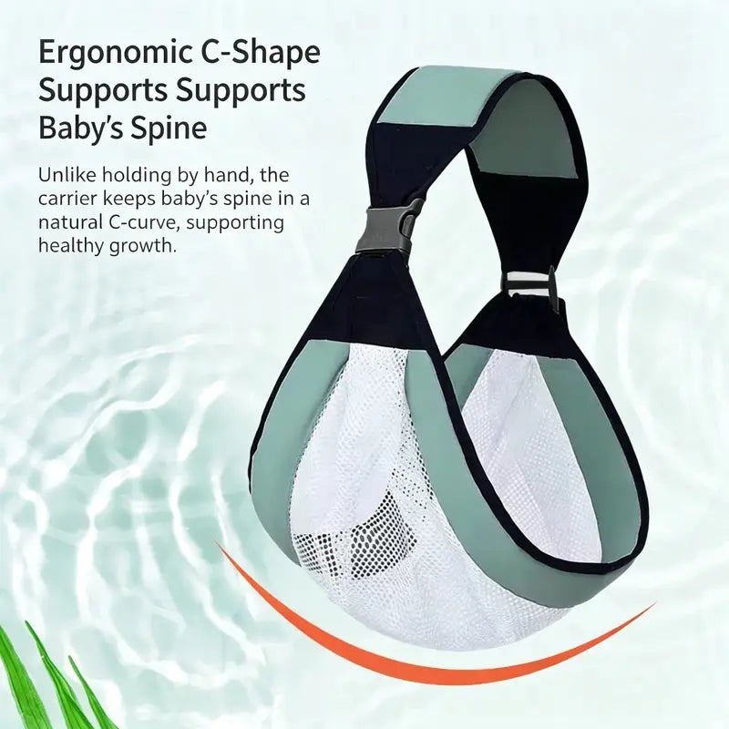 Ergonomic 6-in-1 Baby Carrier with Hip Seat & Lumbar Support