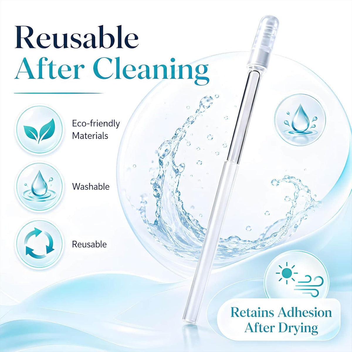 Sticky Resin Earwax Cleaner Tool - Safe Gentle Ear Cleaning Swab