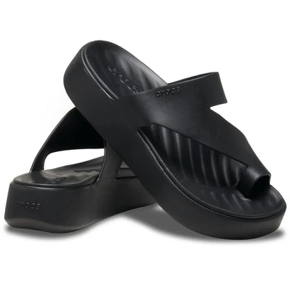 Ultra-Cushioned Cloud Platform Toe-Loop Sandals for All-Day Comfort