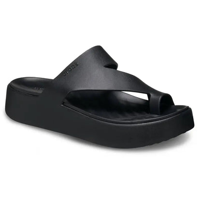 Ultra-Cushioned Cloud Platform Toe-Loop Sandals for All-Day Comfort