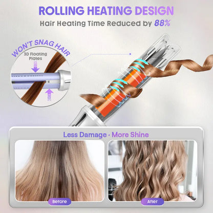Effortless Salon Curls in Seconds with Automatic Airflow Styler