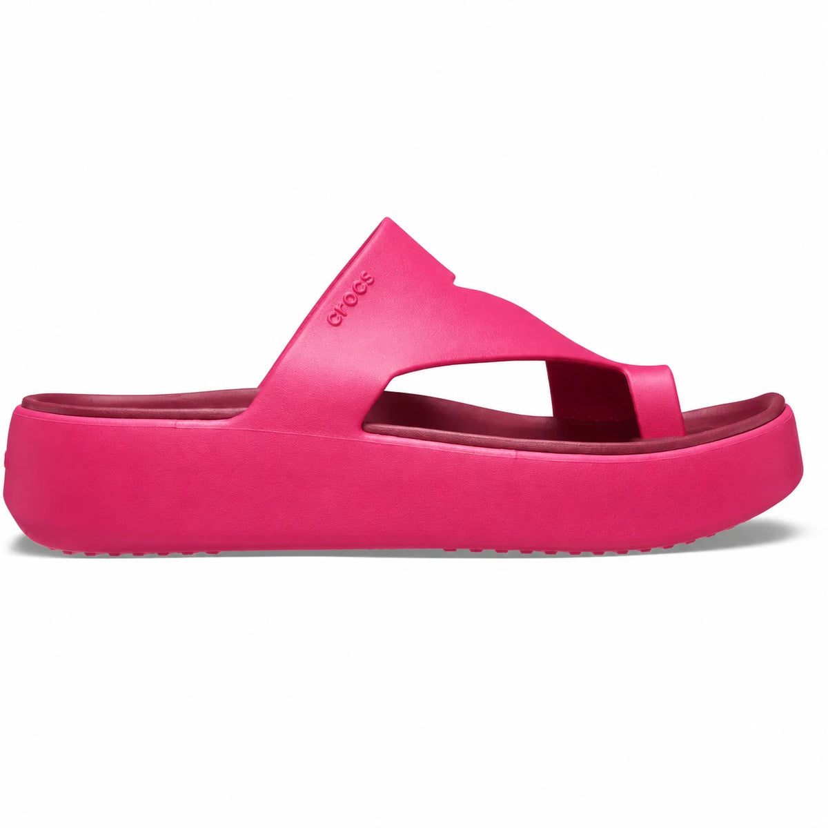 Ultra-Cushioned Cloud Platform Toe-Loop Sandals for All-Day Comfort