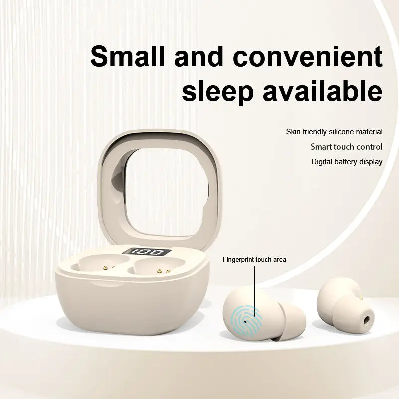 Ultra-Mini Invisible Sleep Earbuds with Side-Sleeper Comfort & Noise Masking