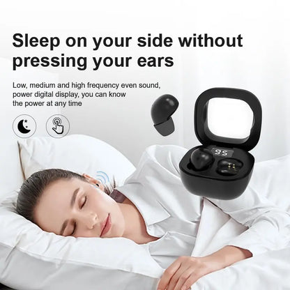 Ultra-Mini Invisible Sleep Earbuds with Side-Sleeper Comfort & Noise Masking