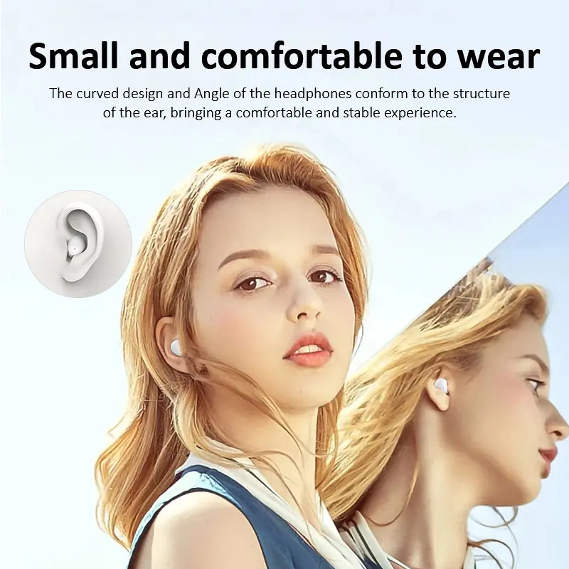 Ultra-Mini Invisible Sleep Earbuds with Side-Sleeper Comfort & Noise Masking