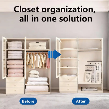 Pack 3X More Clothes & Save 80% Luggage Space instantly