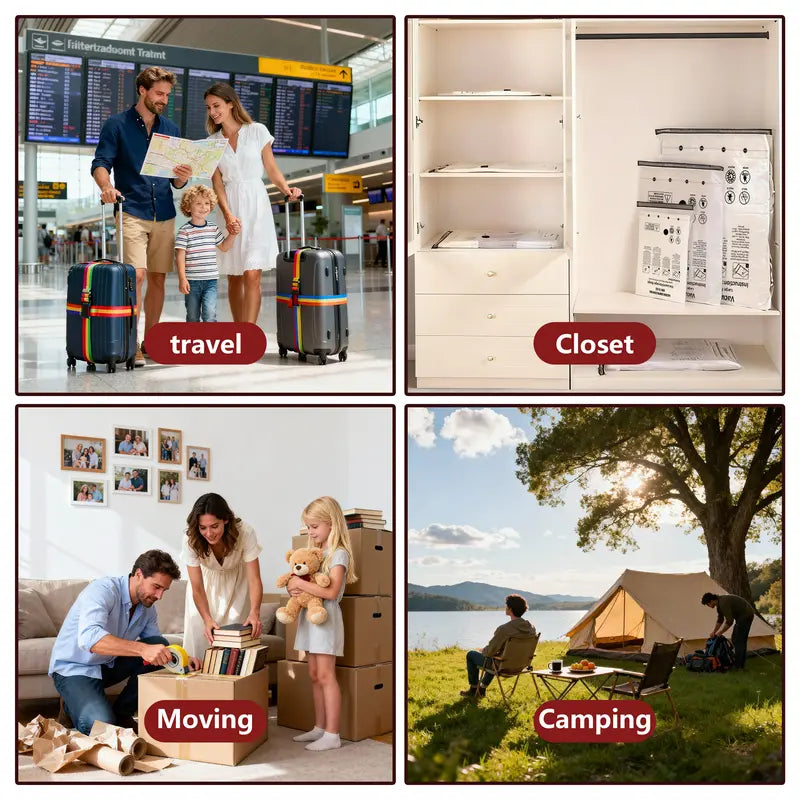 Pack 3X More Clothes & Save 80% Luggage Space instantly