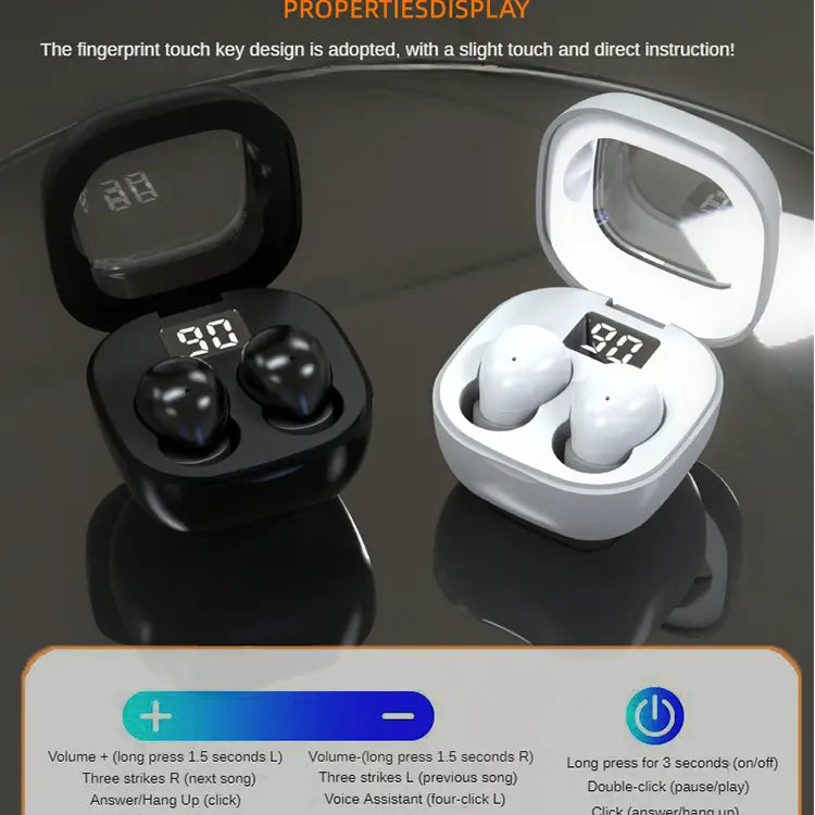 Ultra-Mini Invisible Sleep Earbuds with Side-Sleeper Comfort & Noise Masking